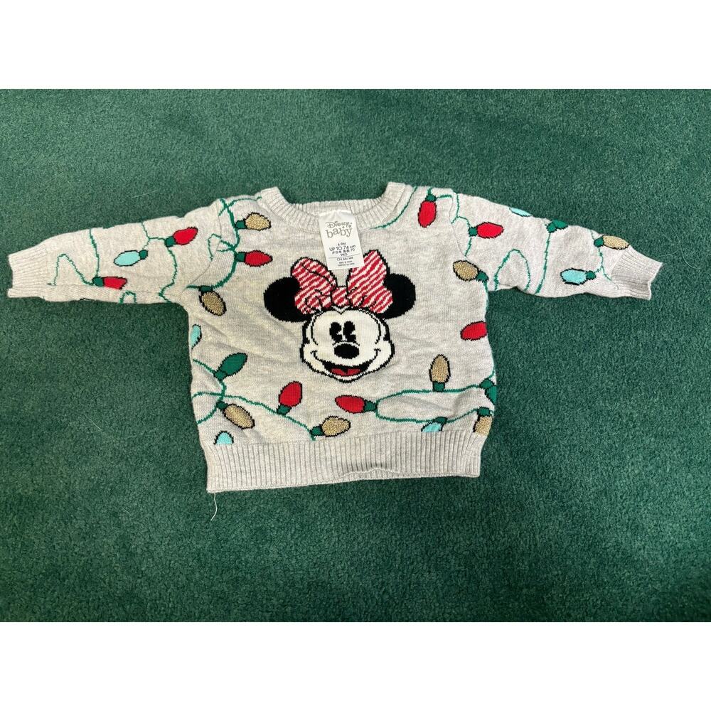 6-9M Minnie Mouse Christmas Sweater